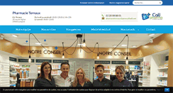 Desktop Screenshot of pharmacie-ternaux.fr